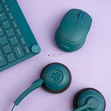 JLab Go Work Pop On-Ear Headset Teal