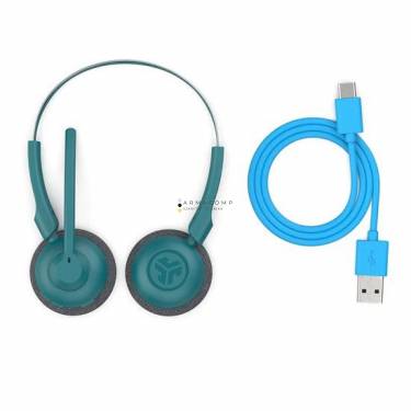 JLab Go Work Pop On-Ear Headset Teal