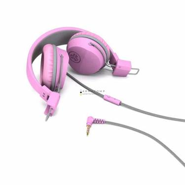 JLab JBuddies Studio On-Ear Kids Wired Headphones Pink/Grey