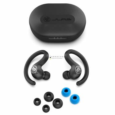 JLab JBuds Air Sport True Wireless Earbuds Headset Black