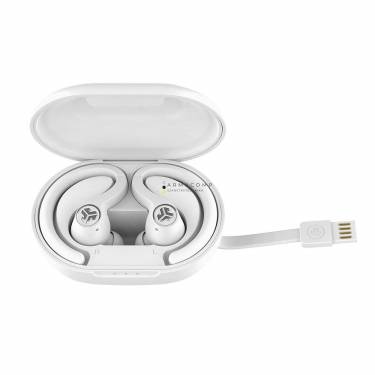 JLab JBuds Air Sport True Wireless Earbuds Headset White