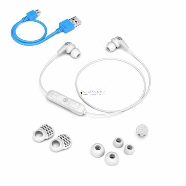 JLab JBuds Pro Wireless Signature Earbuds Headset White/Grey