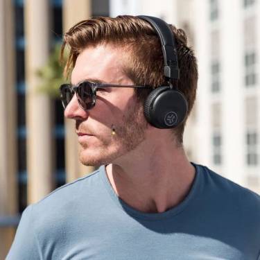 JLab Studio ANC Wireless On Ear Headphones Black