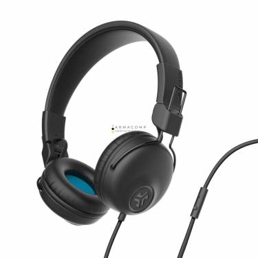 JLab Studio On Ear Wired Headphones Black