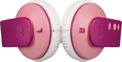 JVC HA-KD10W-P Wireless Bluetooth Headphones for Kids Pink