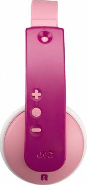 JVC HA-KD10W-P Wireless Bluetooth Headphones for Kids Pink