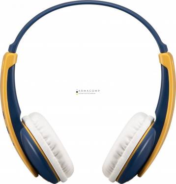 JVC HA-KD10W-Y Wireless Bluetooth Headphones for Kids Yellow/Blue