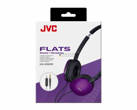 JVC HA-S160M-AU Headset Purple