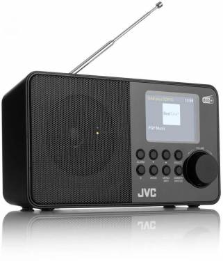 JVC RA-E611W-DAB Internet Radio Black