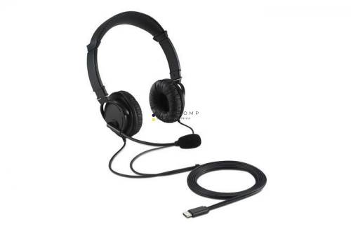 Kensington K97457WW Classic USB-C Headset with Mic Black