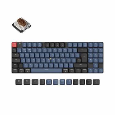 Keychron K13 Pro Wireless Mechanical RGB Backlight Brown Switch Keyboard Black UK