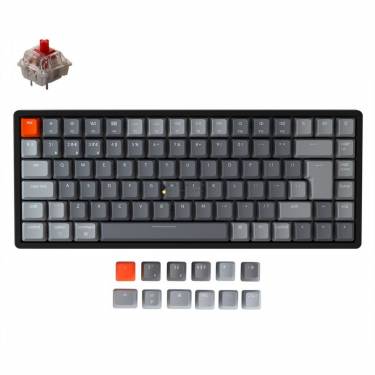 Keychron K2 Wireless Mechanical RGB Red Switch Hot Swap Keyboard Black UK