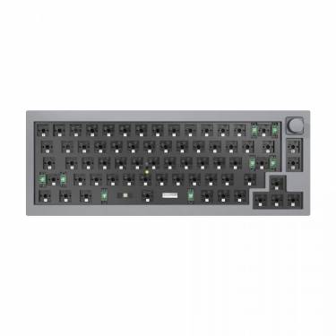 Keychron Q2 QMK Custom RGB Mechanical Keyboard Barebone Knob Silver Grey US