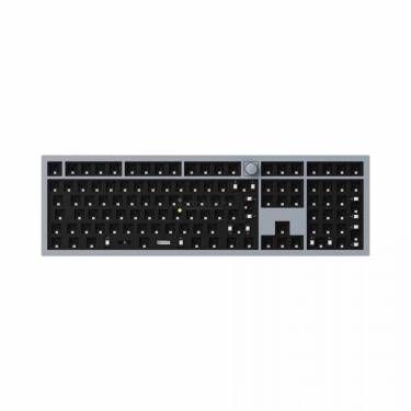 Keychron Q6 QMK Custom RGB Mechanical Keyboard Barebone ISO Knob Silver Grey UK