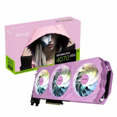 KFA2 GeForce RTX 4070 12GB DDR6X Super EX OC Gamer Pink (1-Click OC)