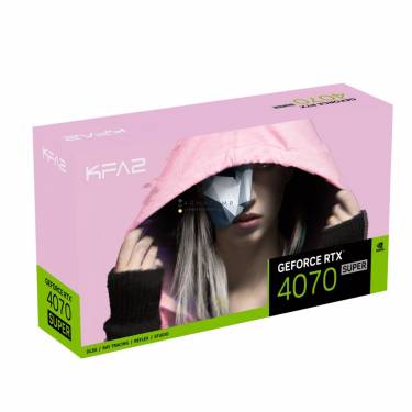 KFA2 GeForce RTX 4070 12GB DDR6X Super EX OC Gamer Pink (1-Click OC)