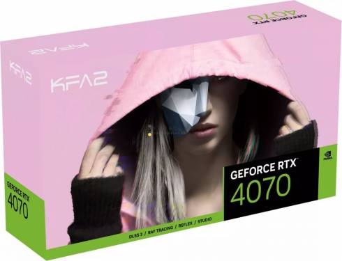 KFA2 GeForce RTX4070 12GB DDR6X EX Gamer Pink (1-Click OC)