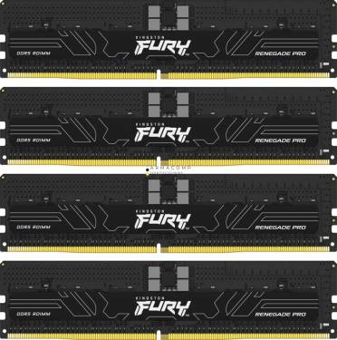 Kingston 128GB DDR5 5600MHz Kit(4x32GB) Fury Renegade Pro Expo Black