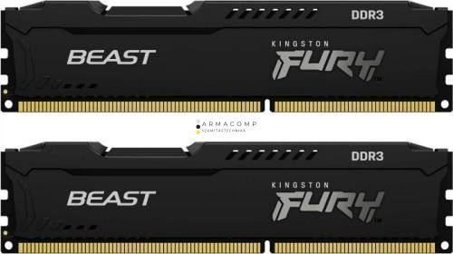 Kingston 16GB DDR3 1866MHz Kit(2x8GB) Fury Beast Black