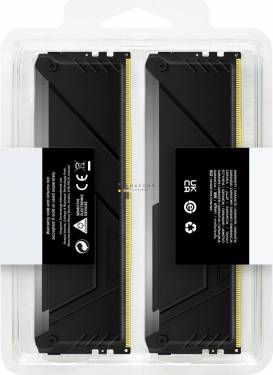 Kingston 16GB DDR4 3200MHz Kit(2x8GB) Fury Beast RGB Black