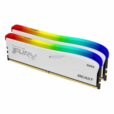 Kingston 16GB DDR4 3200MHz Kit(2x8GB) Fury Beast RGB SE White
