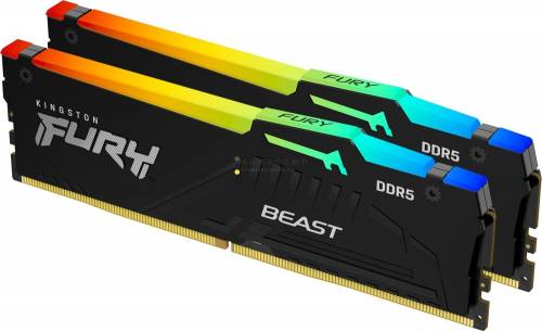 Kingston 32GB 6800MHz Kit(2x16GB) Fury Beast RGB Black