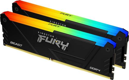 Kingston 32GB DDR4 3200MHz Kit(2x16GB) Fury Beast RGB Black