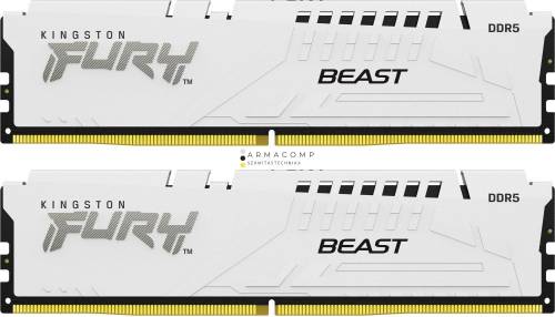 Kingston 32GB DDR5 5200MHz Kit(2x16GB) Fury Beast White