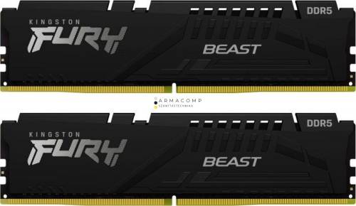 Kingston 32GB DDR5 5600MHz Kit(2x16GB) Fury Beast Black