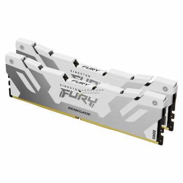 Kingston 32GB DDR5 6000MHz Kit(2x16GB) Fury Renegade White/Silver