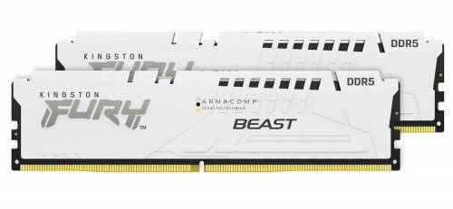 Kingston 32GB DDR5 6400MHz Kit(2x16GB) Fury Beast Expo White