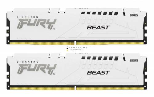 Kingston 32GB DDR5 6400MHz Kit(2x16GB) Fury Beast Expo White