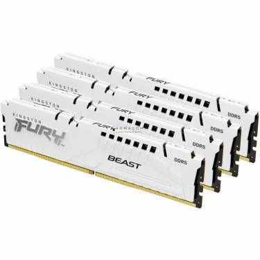 Kingston 64GB DDR5 5600MHz Kit(4x16GB) Fury Beast White