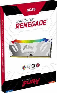 Kingston 64GB DDR5 6000MHz Kit(2x32GB) Fury Renegade RGB White