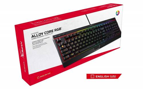 Kingston HyperX Alloy Core RGB Gamer Keyobard Black UK