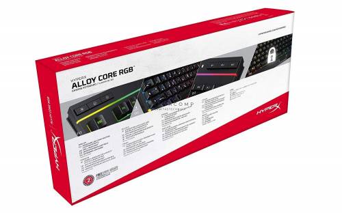 Kingston HyperX Alloy Core RGB Gamer Keyobard Black US