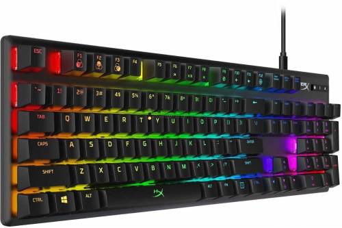 Kingston HyperX Alloy Origins RGB HX Aqua Mechanical Gaming Keyboard Black US