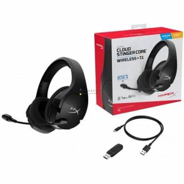 Kingston HyperX Cloud Stinger Core 7.1 Wireless Headset Black