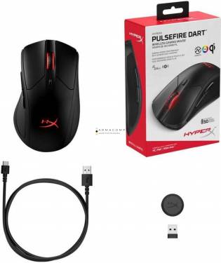 Kingston HyperX Pulsefire Dart Wireless Gaming mouse Black