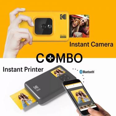 Kodak Mini Shot 2 Retro Instant Camera Yellow