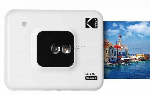 Kodak Mini Shot 3 Square Retro Instant Camera White