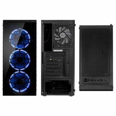 Kolink Observatory Lite RGB Tempered Glass Black