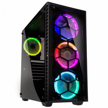 Kolink Observatory RGB Tempered Glass Black