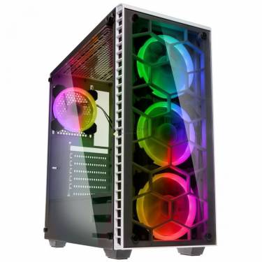 Kolink Observatory RGB Tempered Glass White