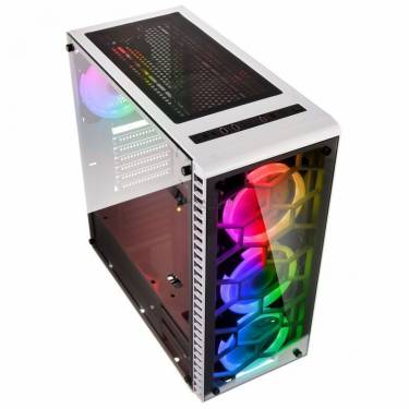 Kolink Observatory RGB Tempered Glass White