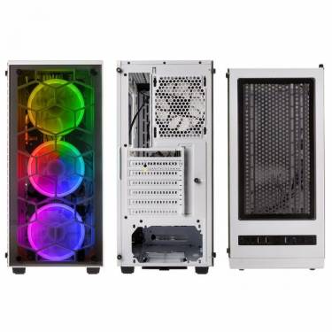 Kolink Observatory RGB Tempered Glass White