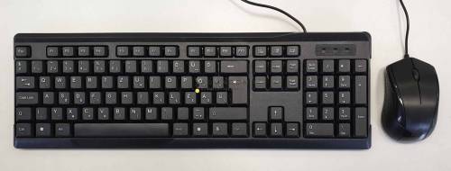 Kolink USB Keyboard + Mouse Black HU