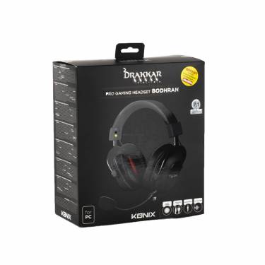 KONIX Drakkar Bodhran 7.1 Gaming headset Black