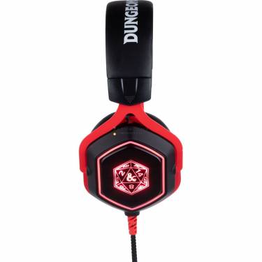 KONIX Dungeons & Dragons D20 Gaming Headset Black/Red