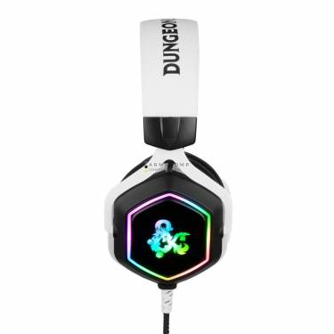 KONIX Dungeons & Dragons Rainbow Gaming Headset White/Black